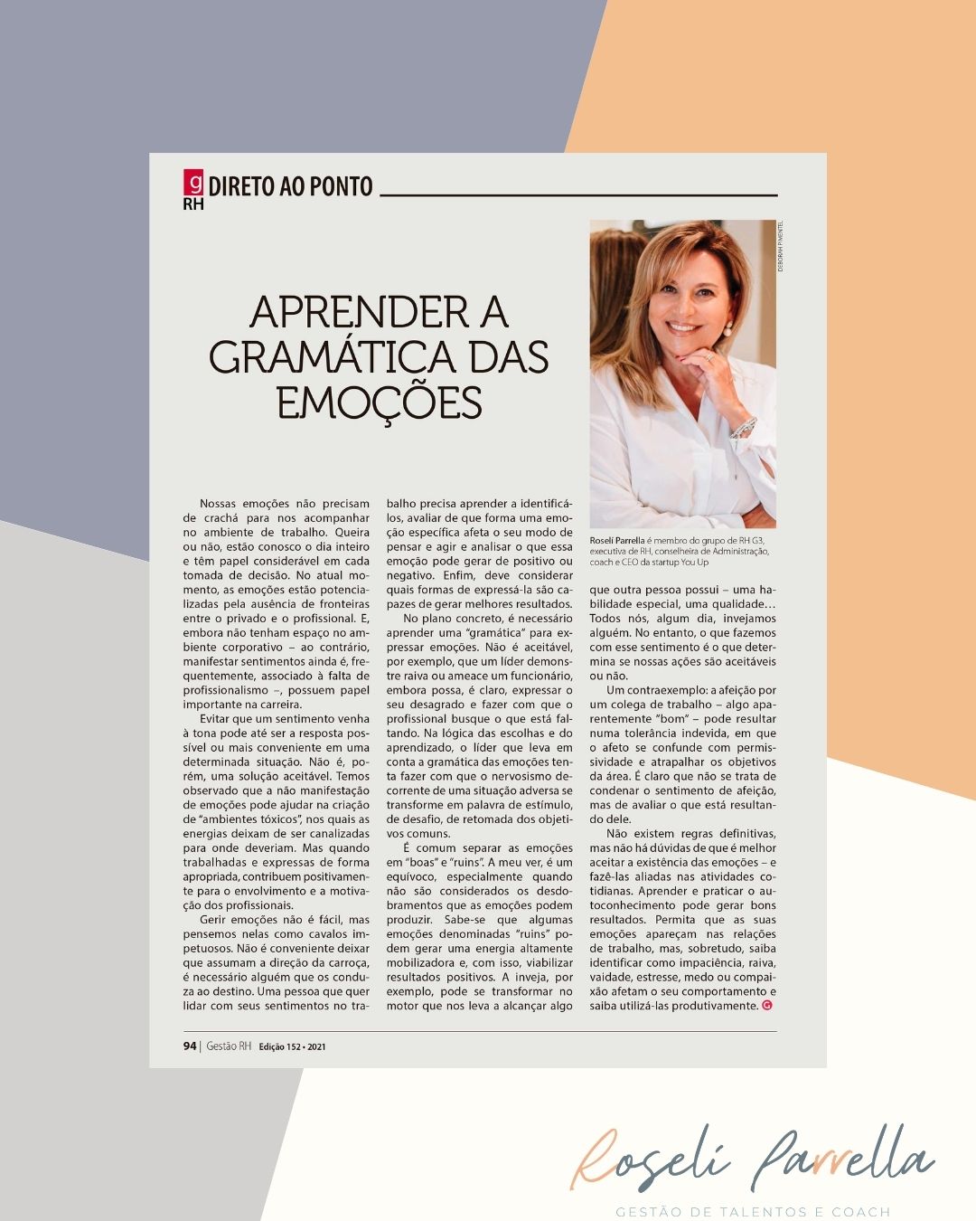 Mais detalhes sobre APRENDER A GRAMÁTICA DAS EMOÇÕES