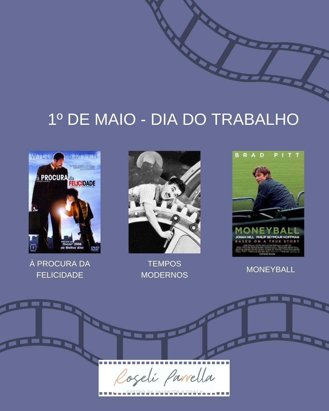 Foto sobre Que tal celebrar esse 1º de Maio, aproveitando o feriado para divertir-se e aprender com as mensagens desses filmes de minha seleção?