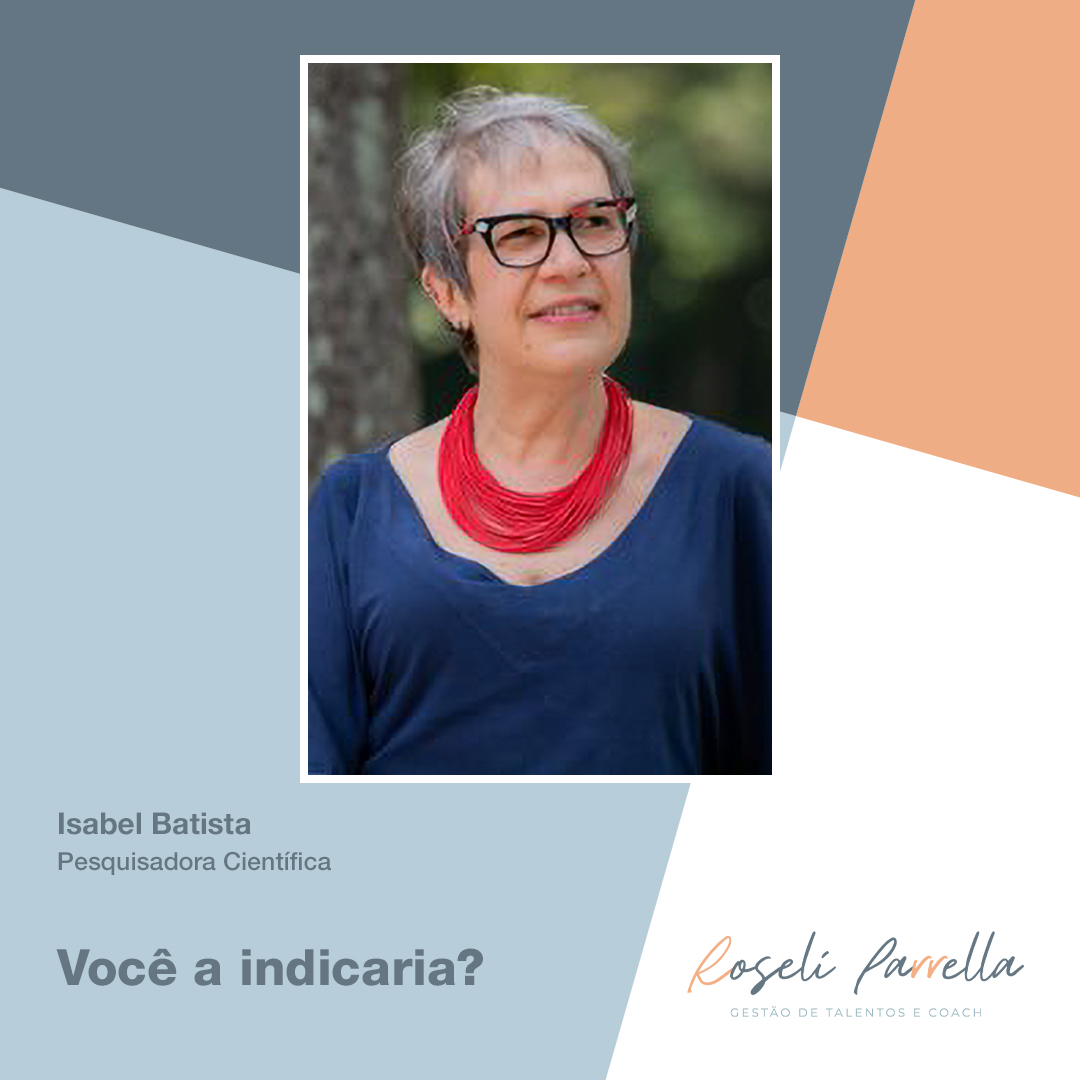 Foto de capa Isabel Batista, Pesquisadora Científica